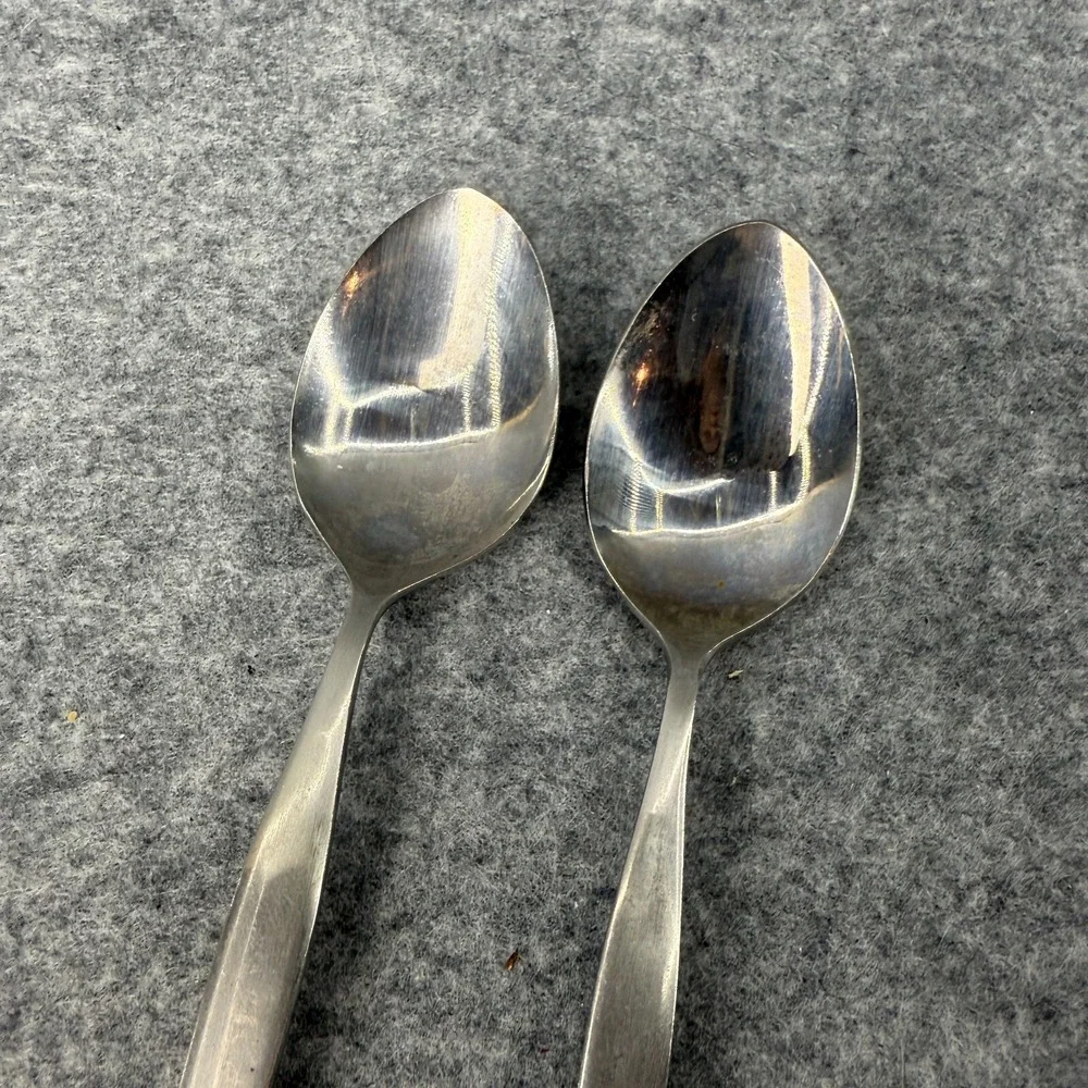 Ekco Prince Stainless JAPAN Eterna Set of 2 Iced Tea Spoons Dining Flatware‎